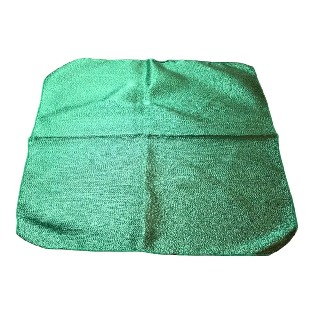 Four Christmas Green Napkins